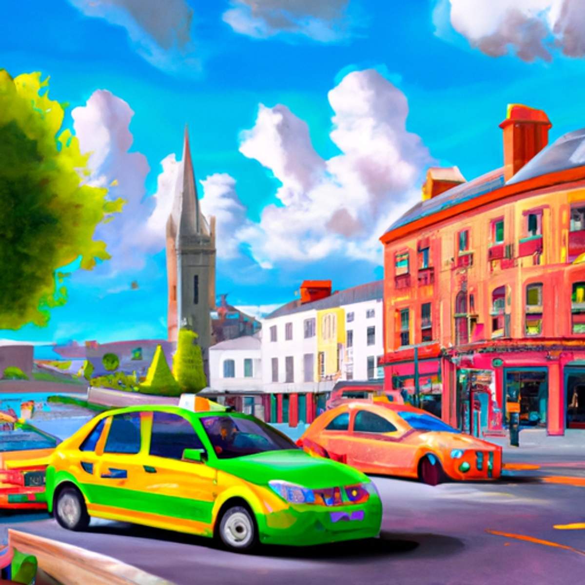 Taxitarief in Ierland