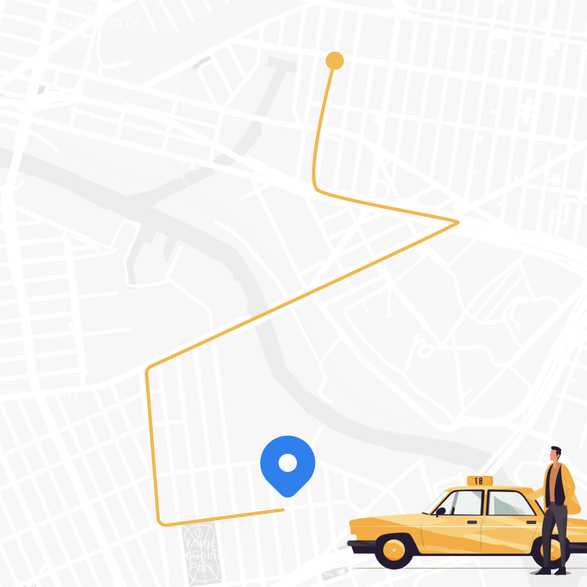 Taxi route
